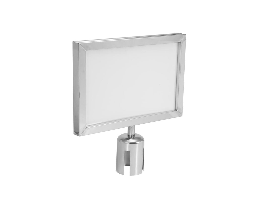 EUROLITE Schild für Eurolite Barrier 317x215 silber