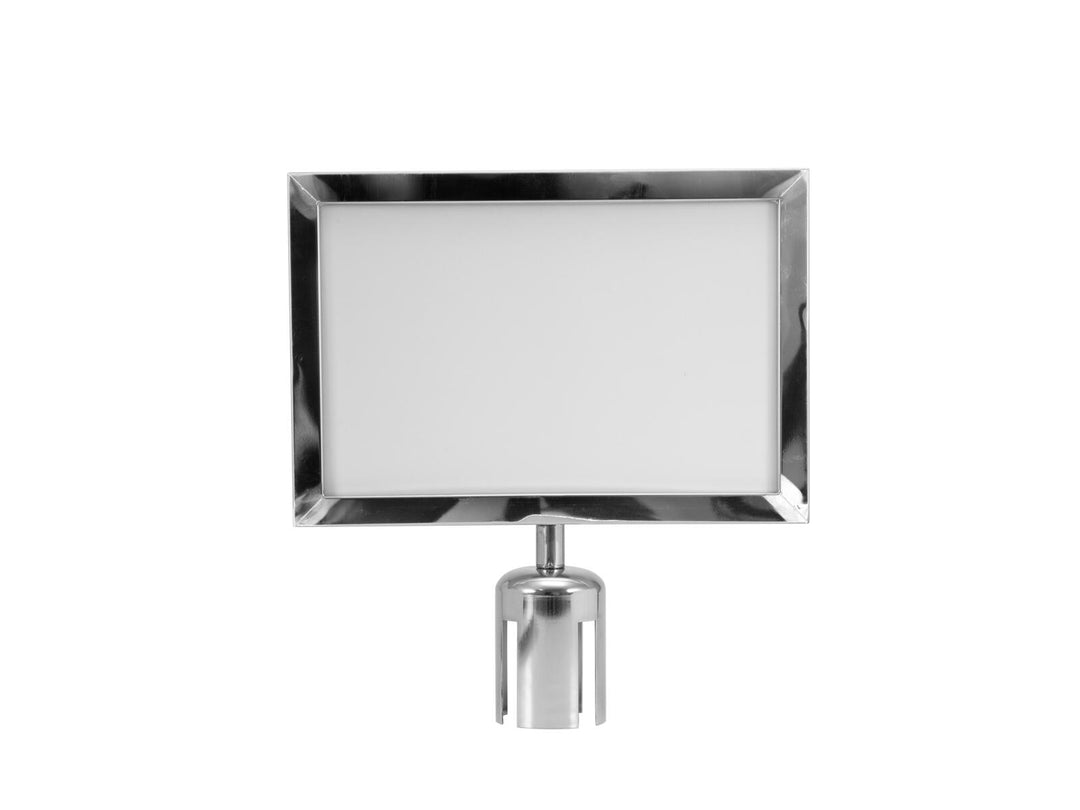EUROLITE Schild für Eurolite Barrier 317x215 silber