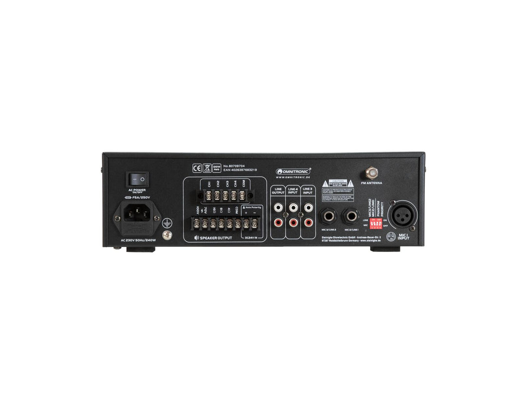 OMNITRONIC CPZ-120P PA-Mischverstärker