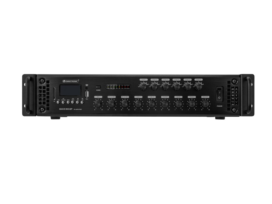 OMNITRONIC MAVZ-60.6P PA-Mischverstärker