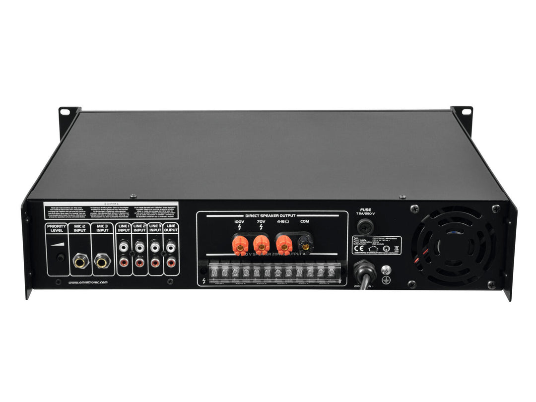 OMNITRONIC MPVZ-250.6 PA-Mischverstärker