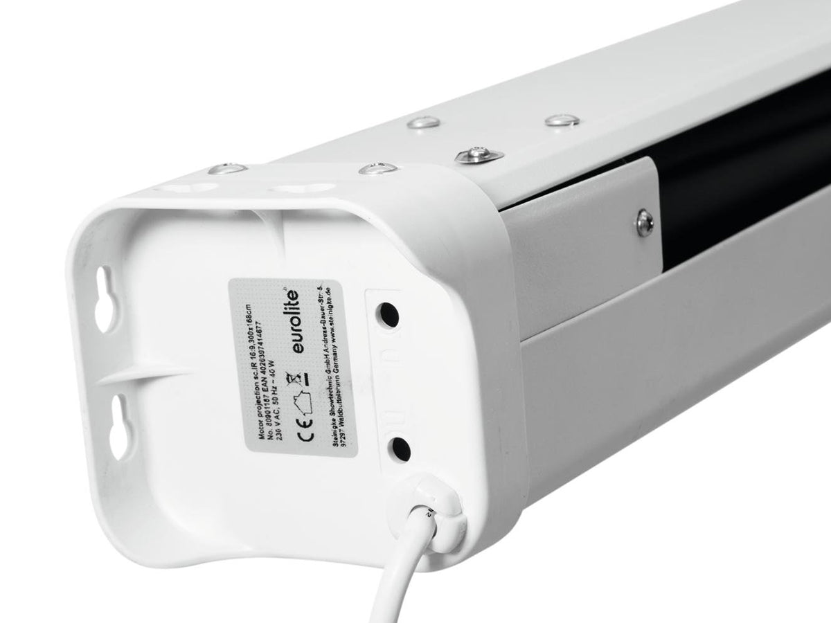 Projektorleinwand mit Motor 16:9 300x168cm