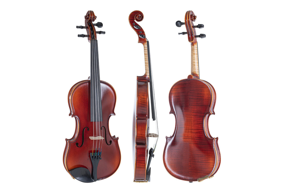 GEWA Violin Ideale - 3/4 (Ready to play incl. shaped case, without bow, with Larsen Aurora strings, transport-secured)