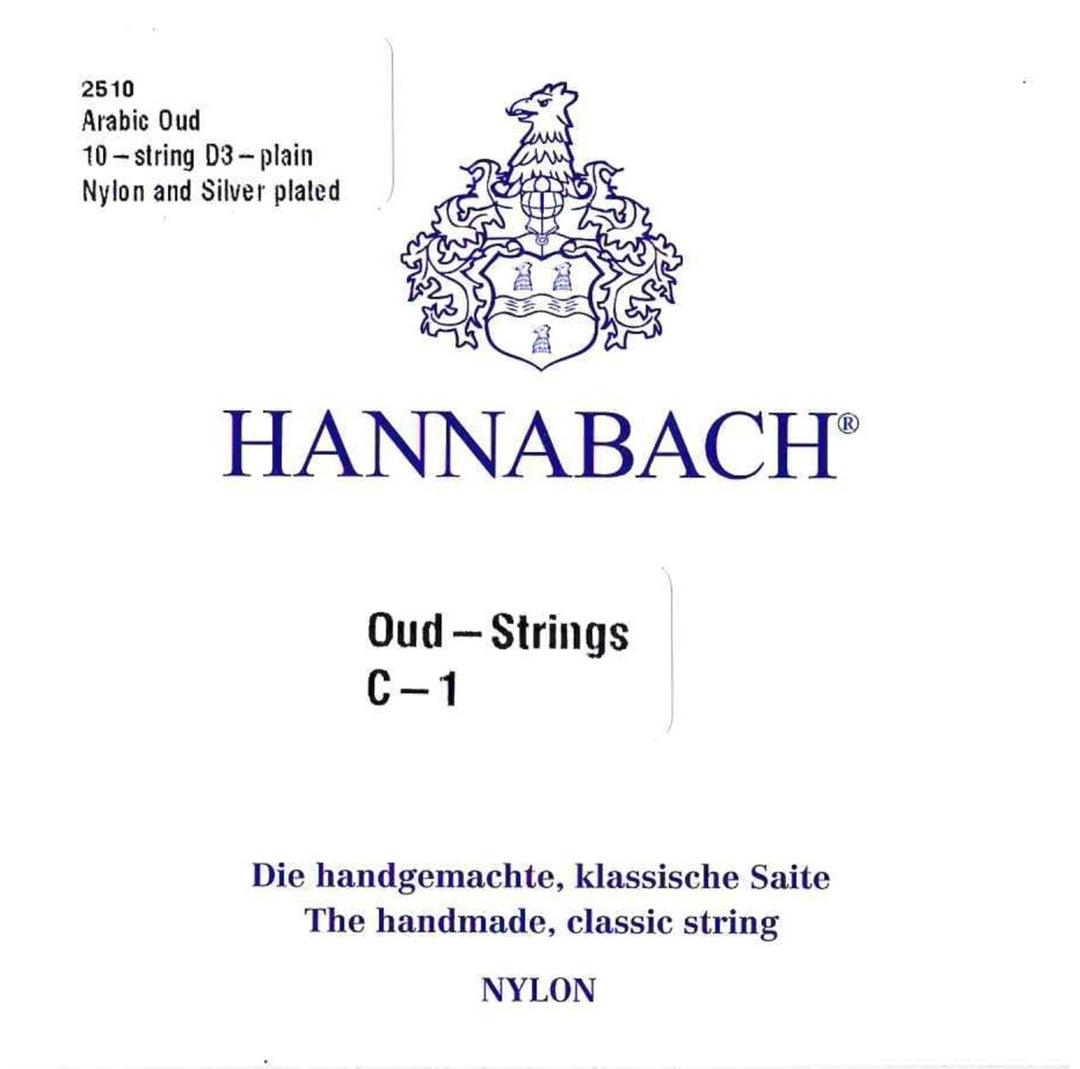 Hannabach Oud Saiten Arabische Aoud Nylon - 10-saitig (2510)