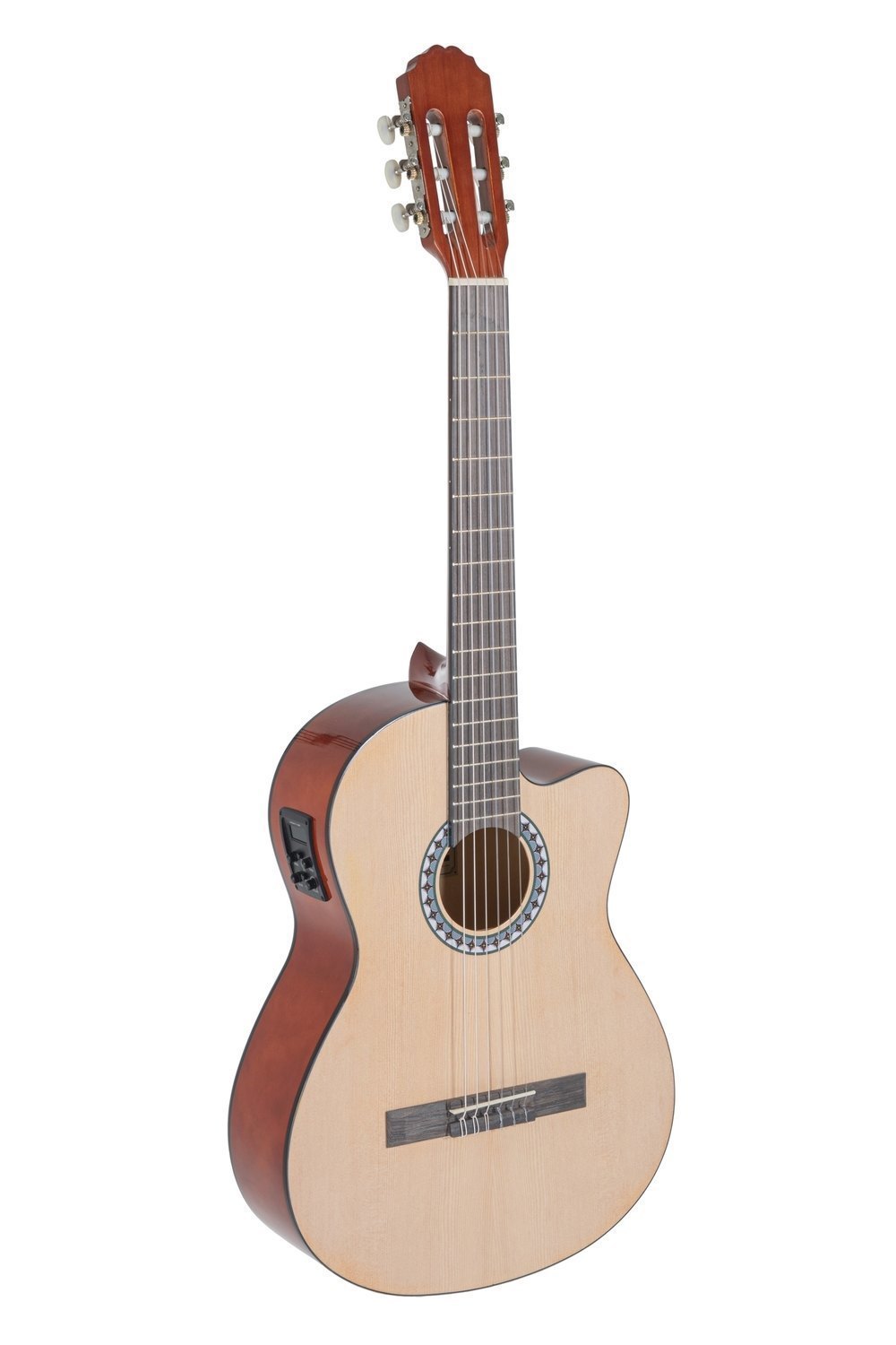 VGS BasicPlus elektroakustische klassische gitarren, natur
