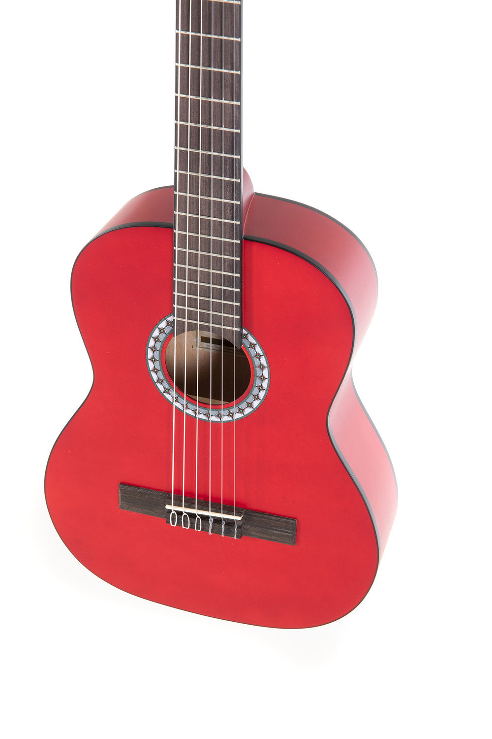 VGS Basic klassische Gitarre 1/2, transparentes Rot