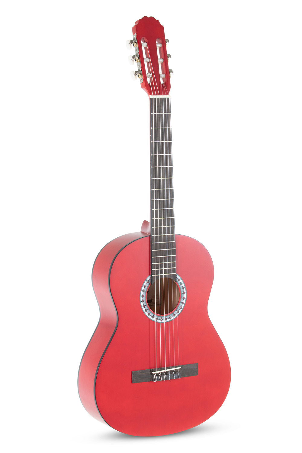 VGS Basic klassische gitarren 3/4, transparent rot