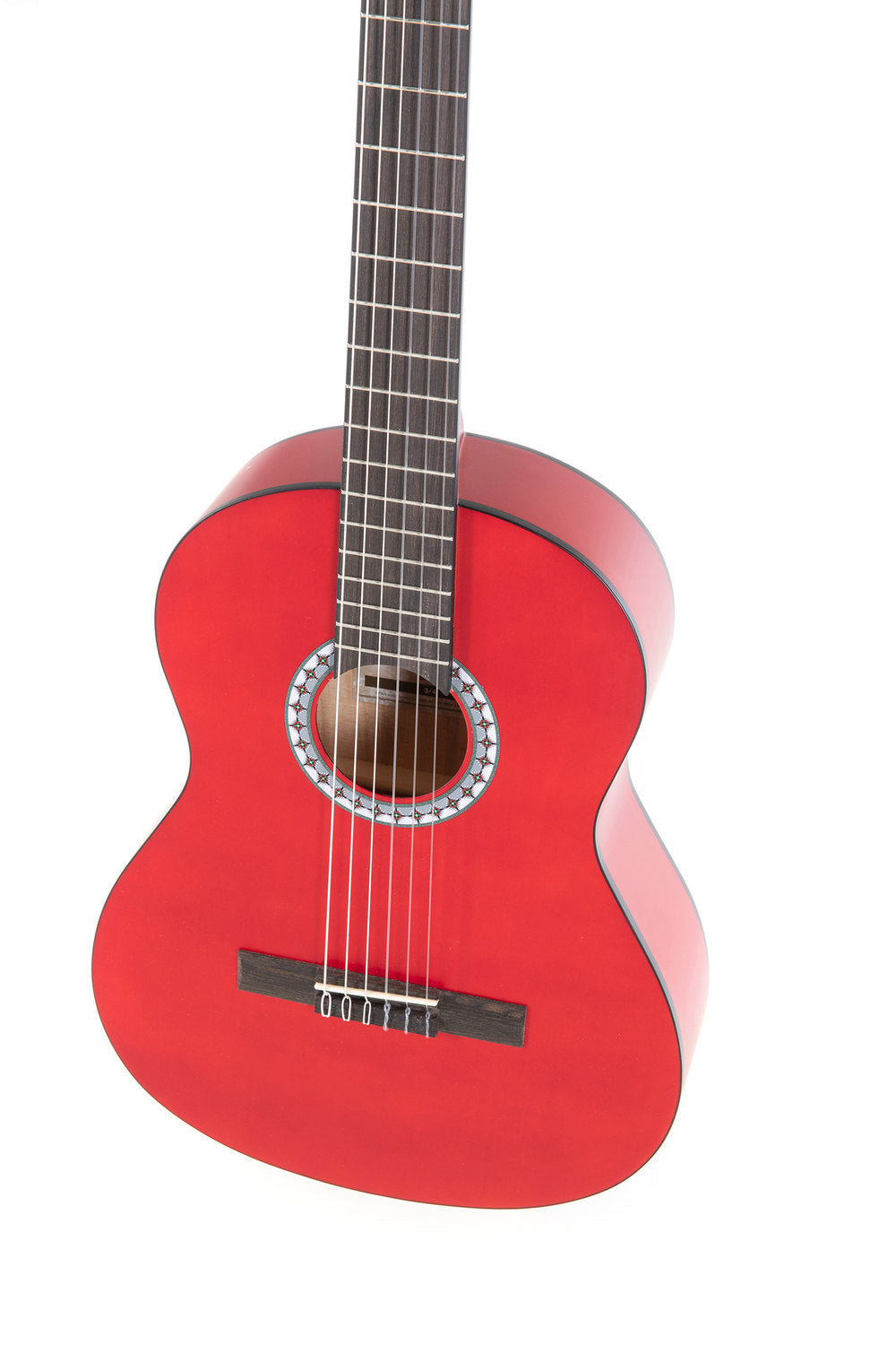 VGS Basic klassische gitarren 3/4, transparent rot