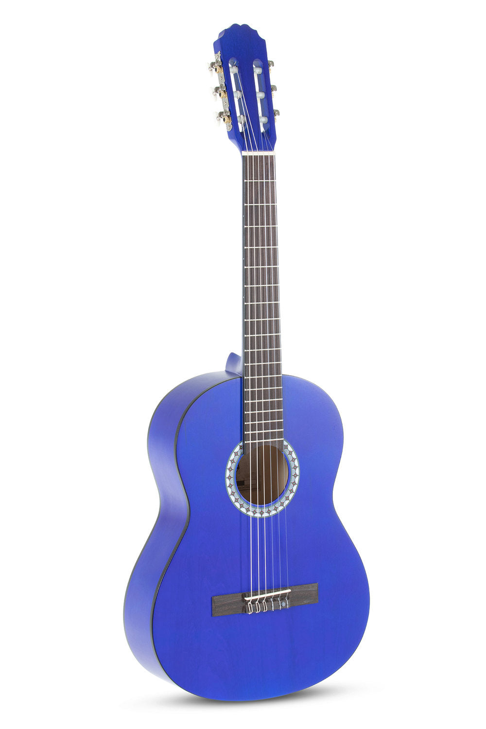 VGS Basic klassische gitarren 3/4, transparent blau
