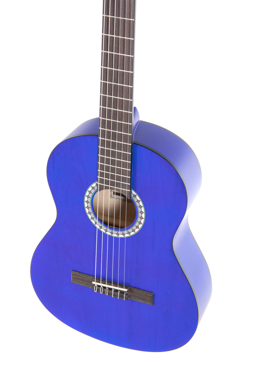 VGS Basic klassische gitarren 3/4, transparent blau