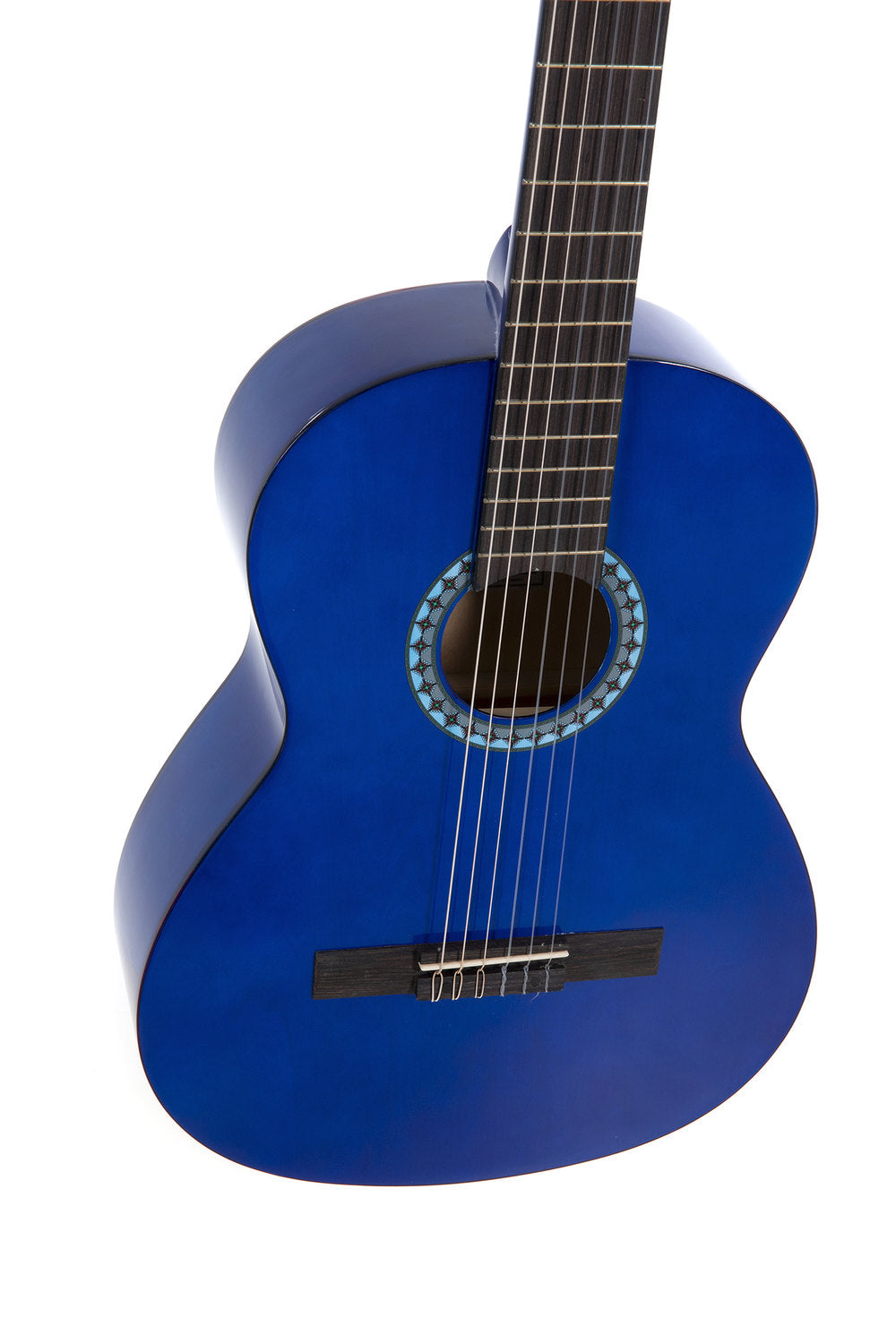 VGS Basic klassische Gitarre 4/4, transparentes Blau