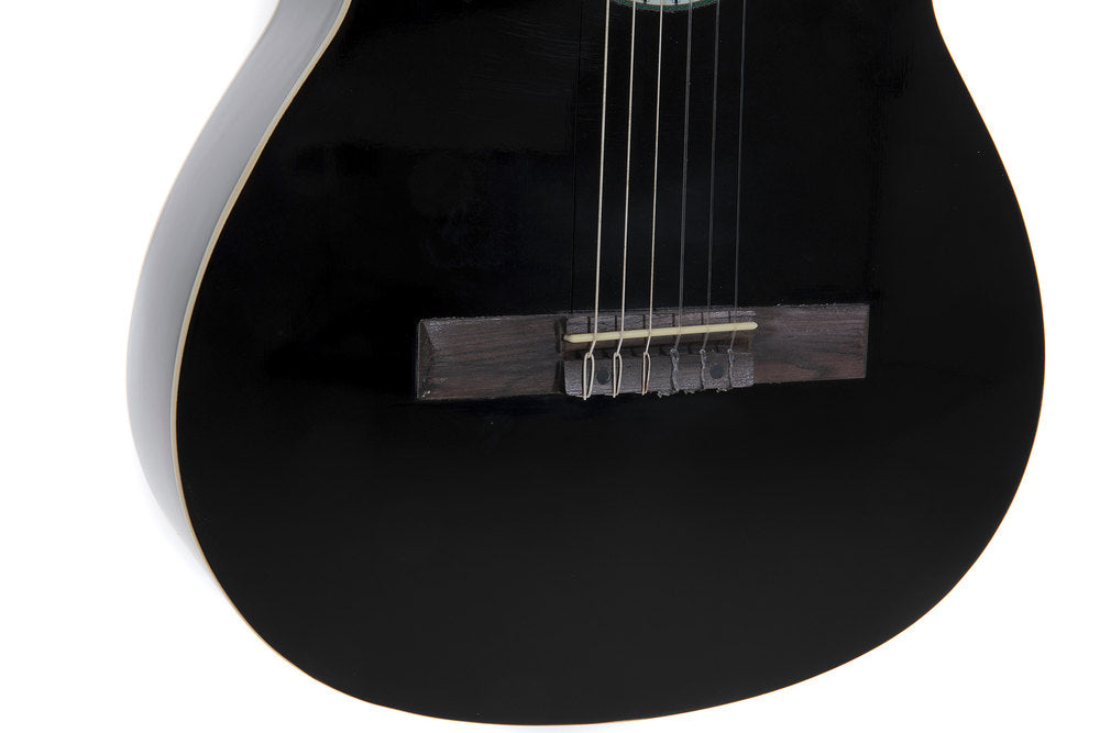 VGS BasicPlus Konzertgitarre 4/4, schwarz