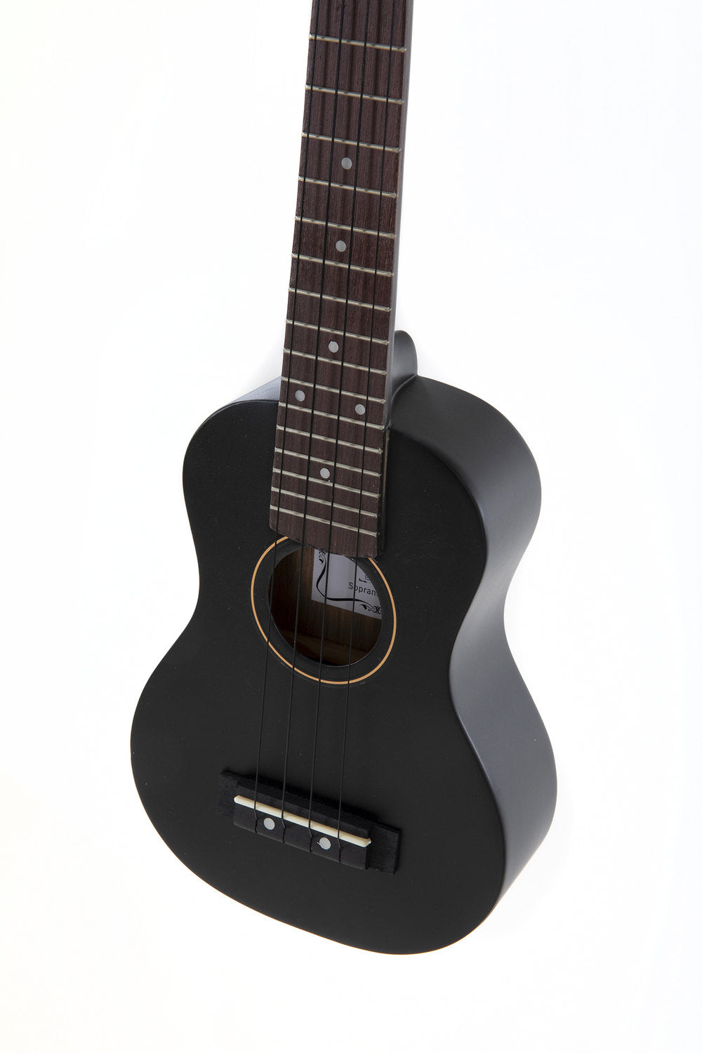 Miguel Almeria Sopran-Ukulele, matt schwarz