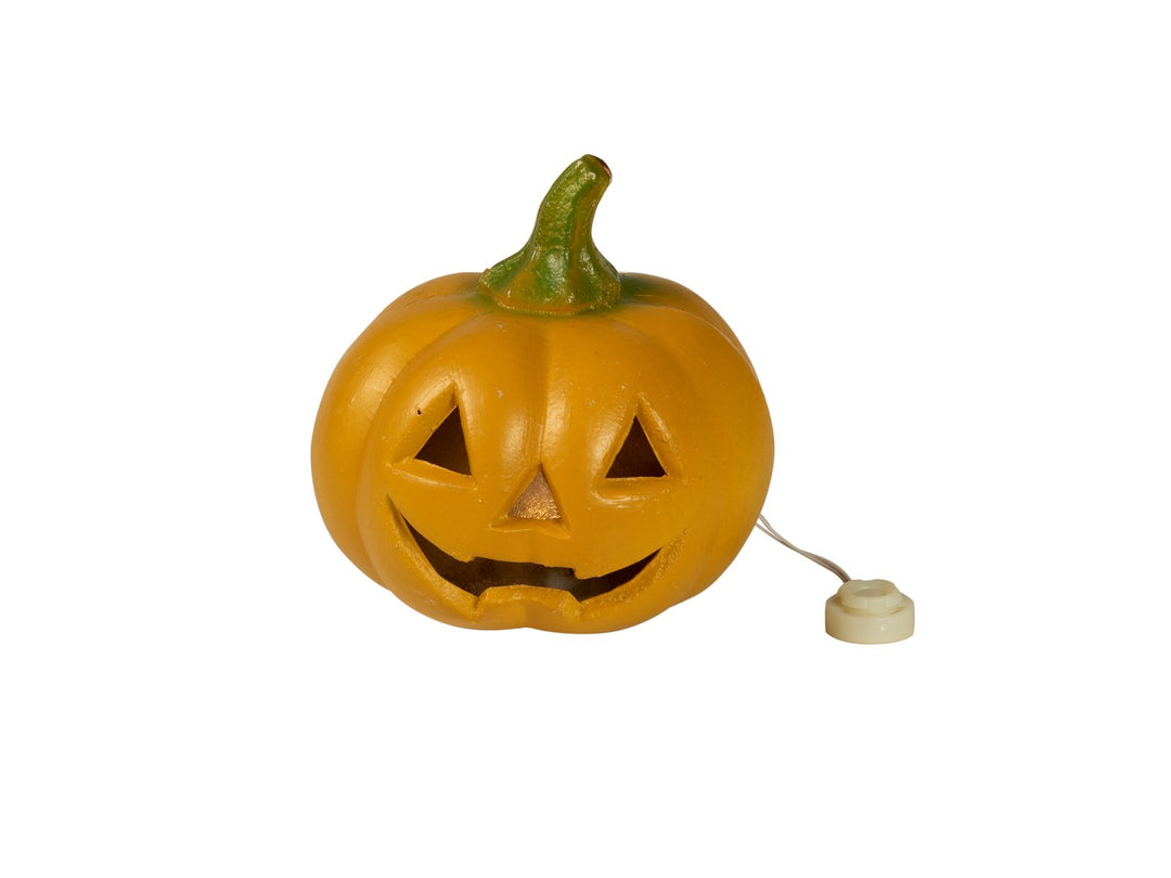 Halloween Kürbis mit LED 12cm