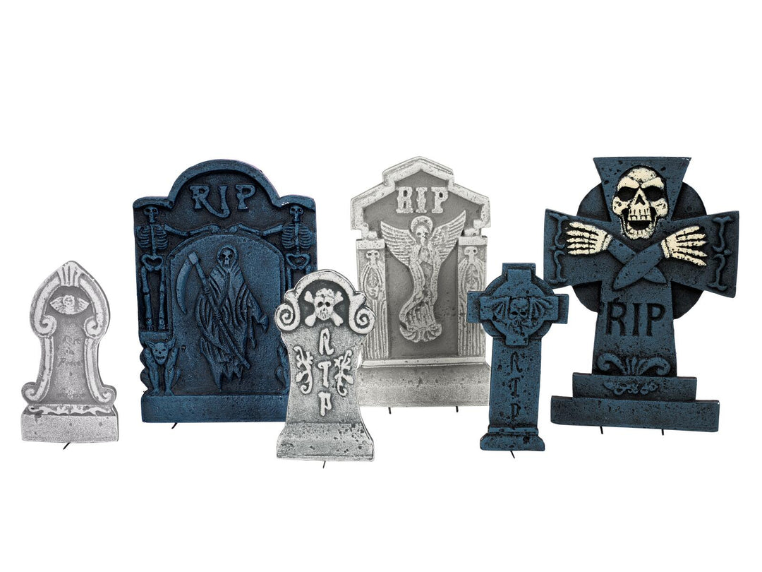 Halloween-Grabsteinsatz Cemetary, 6-teilig