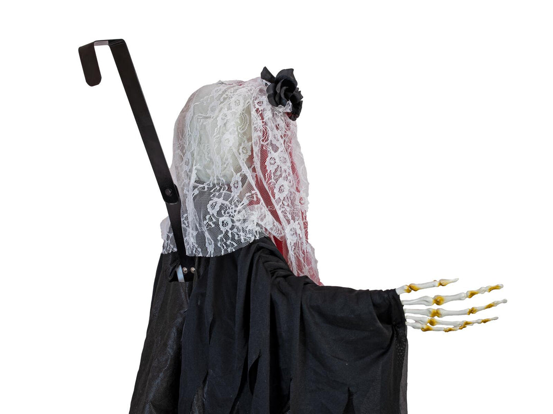 Halloween-figur skelettet La Catarina, animeret, 100 cm