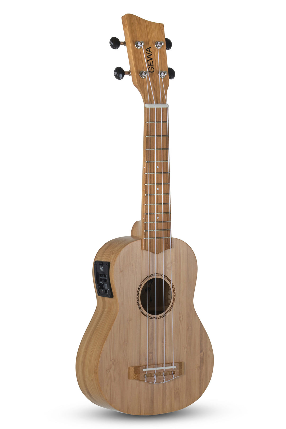GEWA Sopran-Ukulele Manoa Bamboo - E-A Sopran