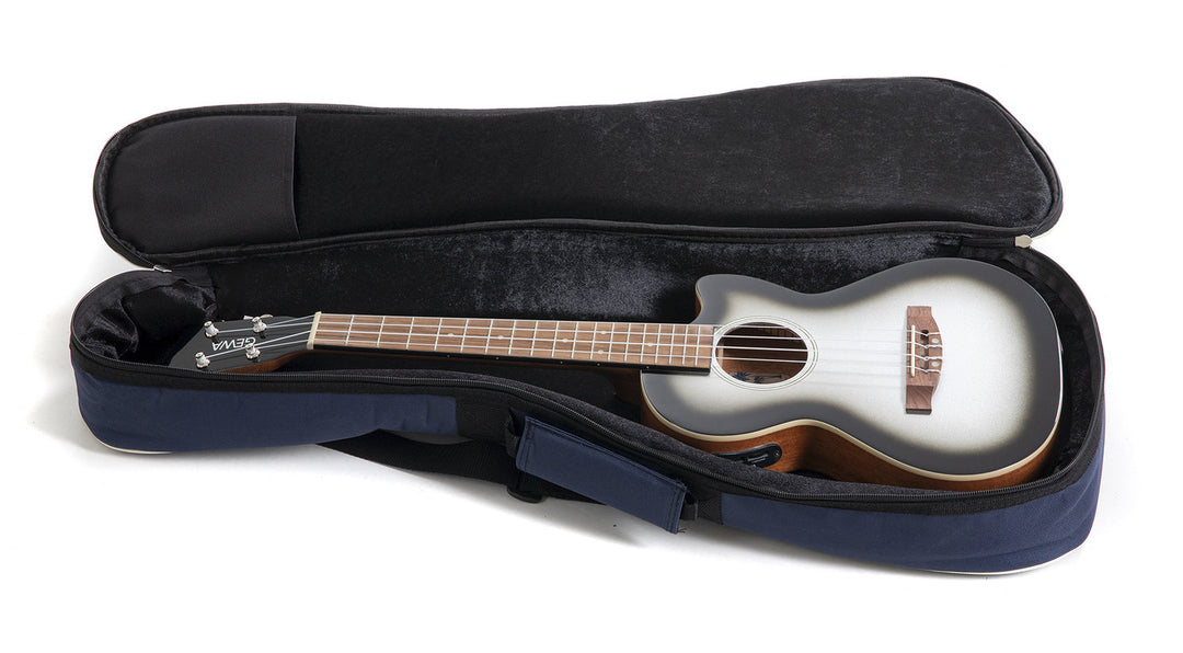 GEWA Tenor E-Akustik Ukulele Manoa Roadie - E-A Tenor (Silver Shadow)