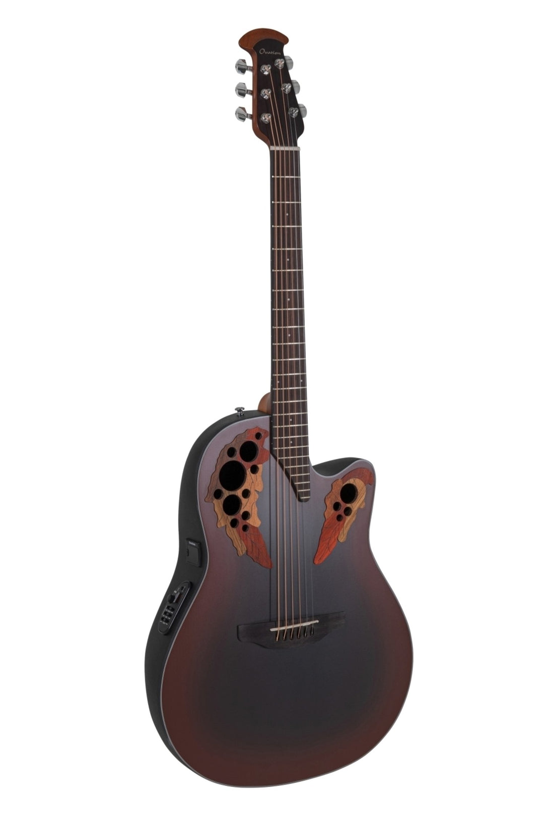 Ovation E-Akustik-Gitarren Celebrity Elite Mid Cutaway - Reverse Red Burst (CE44-RRB-G)