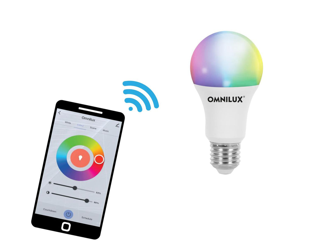 EUROLITE Set LED E27 RGB/WW/CW WiFi + Triangle Base schwarz