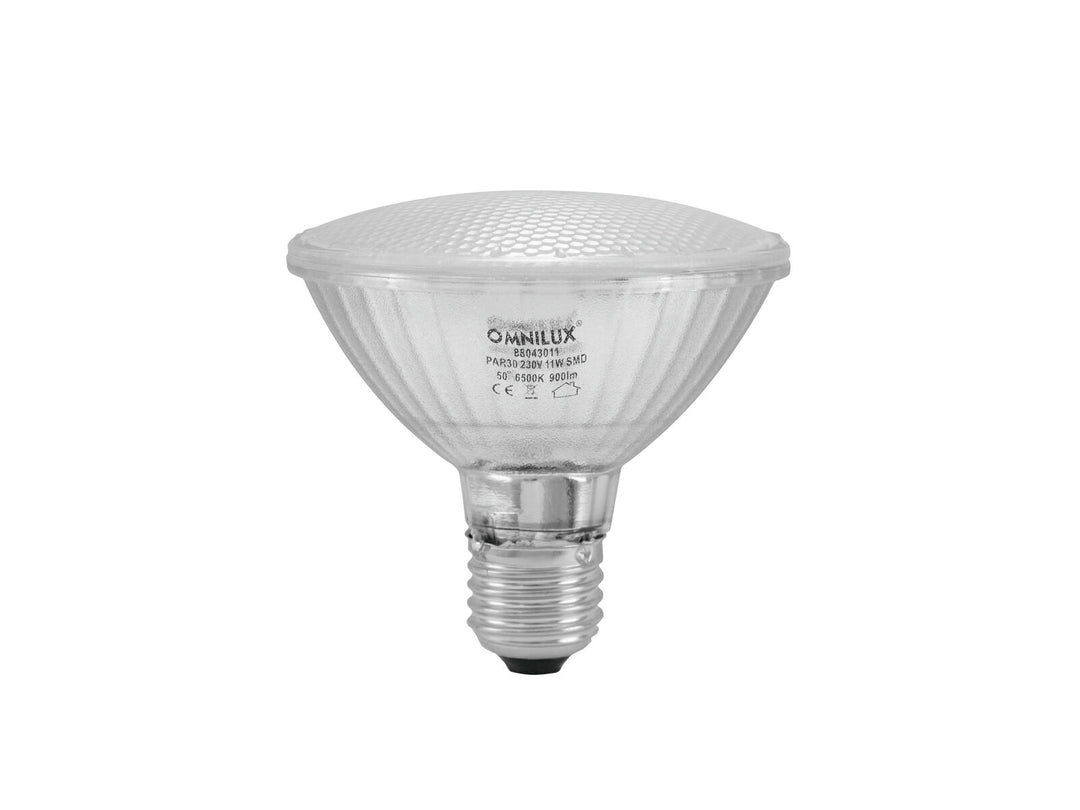 EUROLITE Set PAR-30 Spot silber + PAR-30 230V SMD 11W E-27 LED 6500K