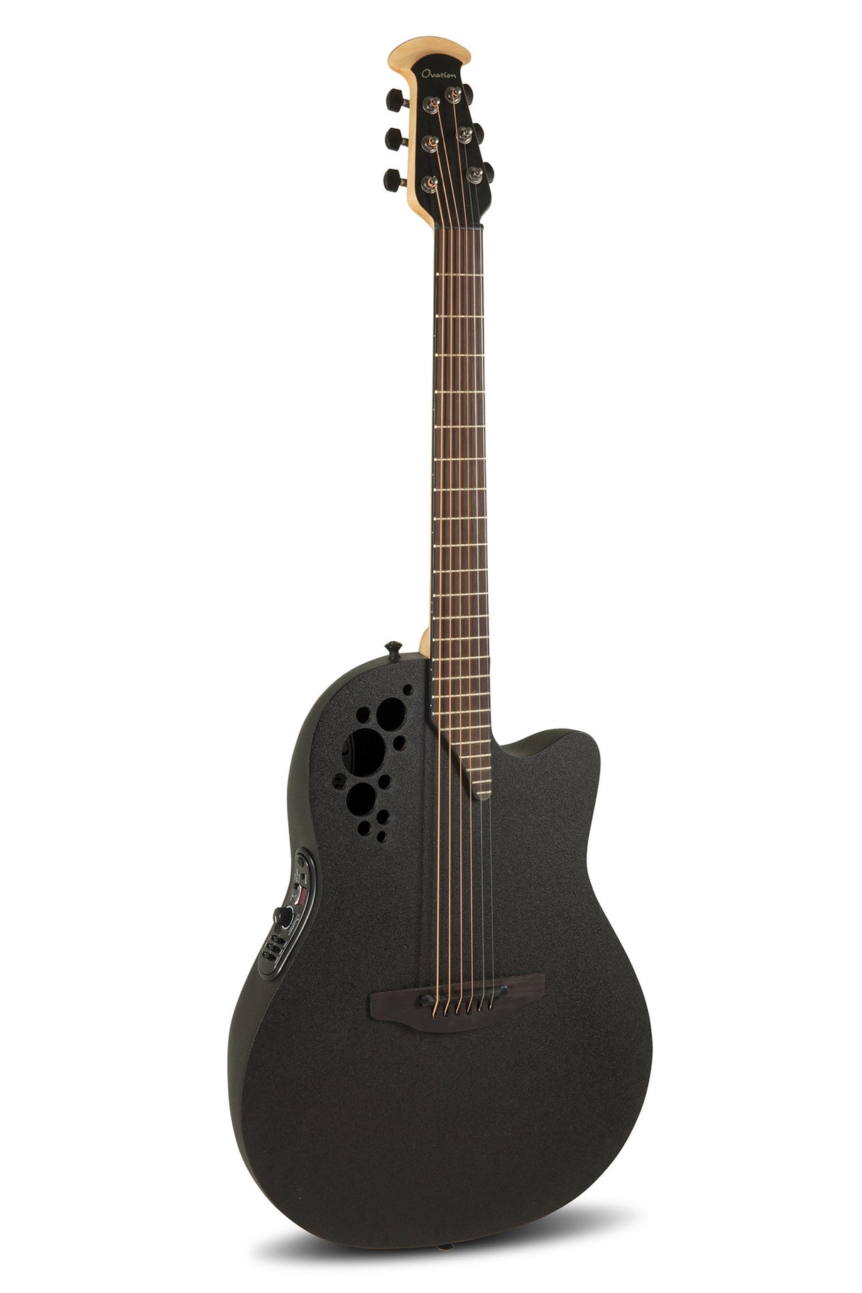 Ovation E-Akustik Gitarren Elite TX Super Shallow - Black Textured (1868TX-5-G)