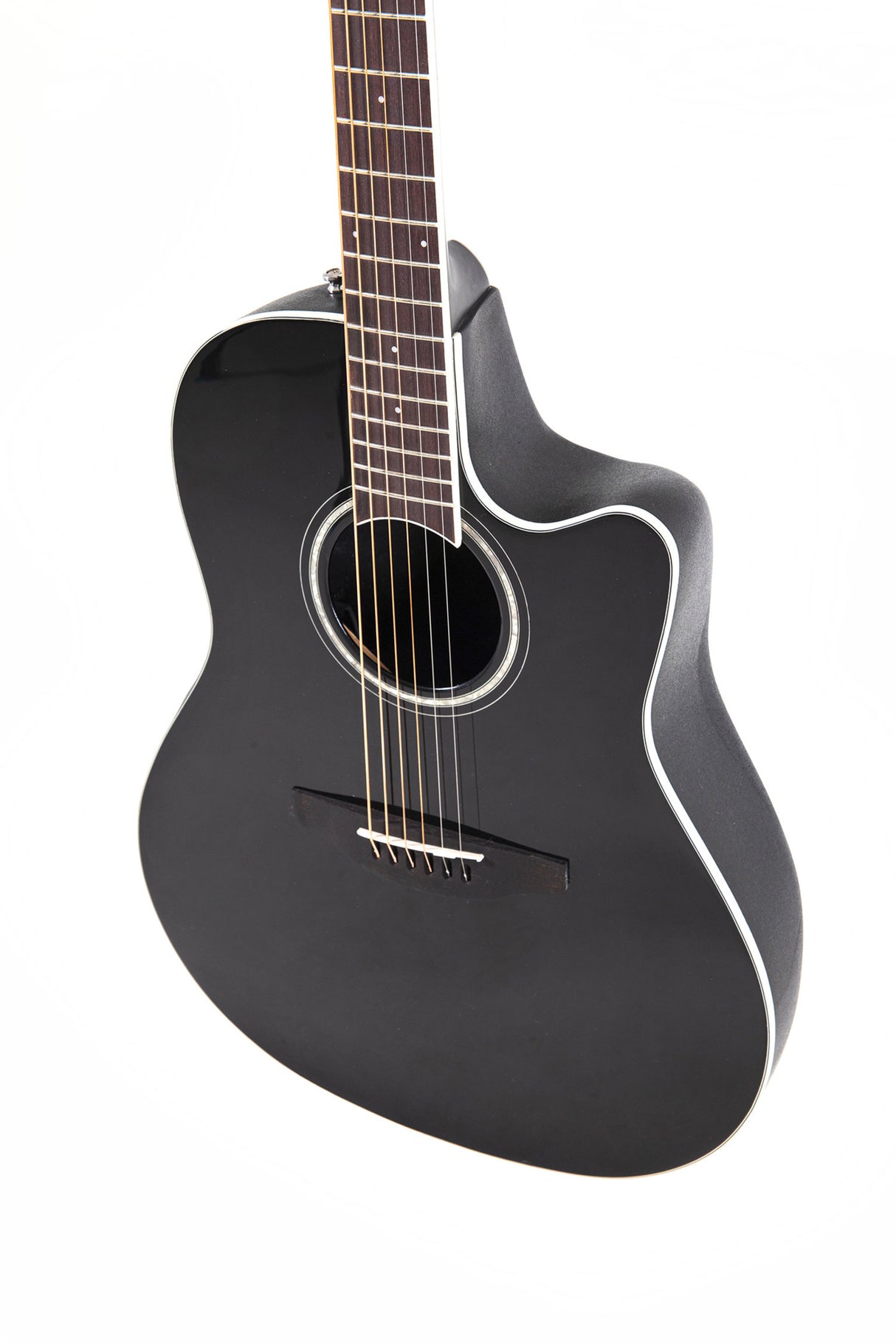 Ovation E-Akustik-Gitarren Celebrity CS Standard Mid Cutaway - Black (CS24-5-G)