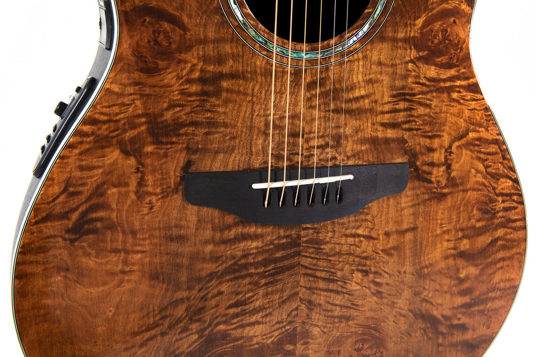 Ovation E-Akustik-Gitarren Celebrity Standard Plus Mid Cutaway - Nutmeg Burled Maple (CS24P-NBM-G)