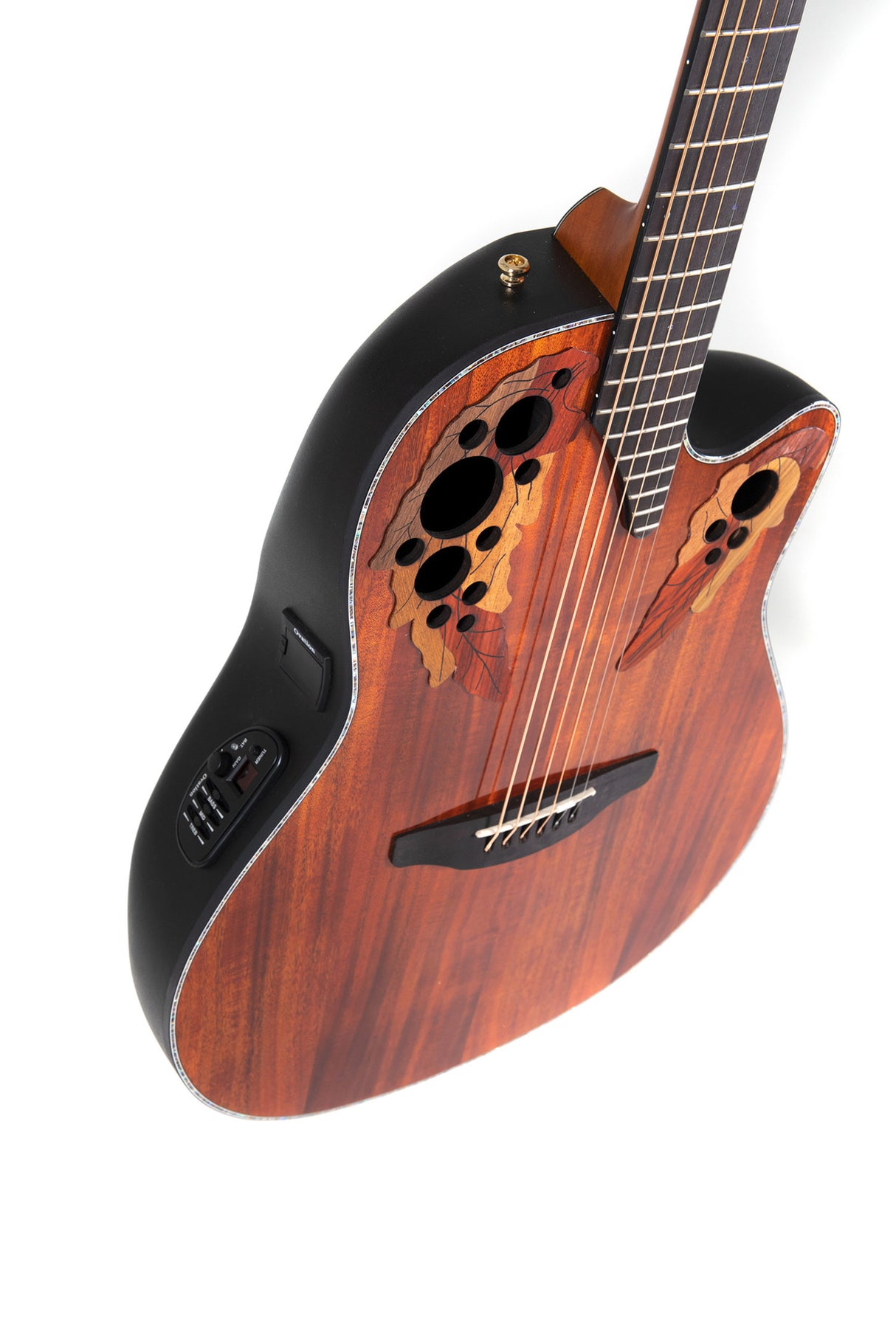 Ovation E-Akustik Gitarren Celebrity Elite Plus Mid Cutaway - Figured Koa (CE44P-FKOA-G)