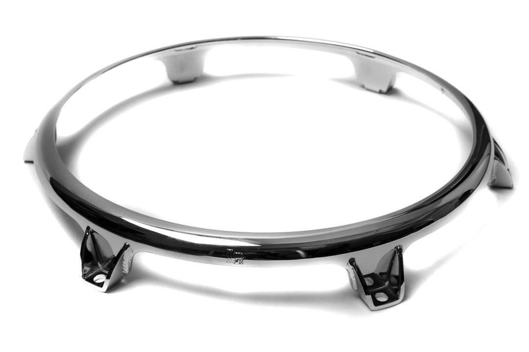 Latin Perkussion Hooped Conga Comfort Curve II | Top Tuning (Extended Collar) Chrome - 12 1/2" Tumba | 6 hole (LP2567)