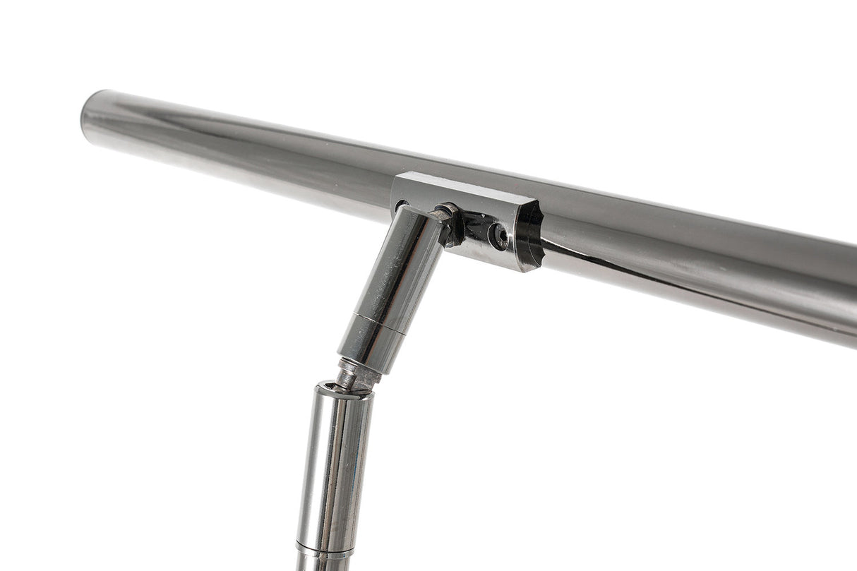 GEWA Piano lamp PL-78 - Black chrome, shiny