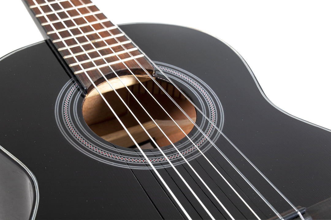 GEWA Klassische Gitarre Student schwarz - 1/4 Größe schwarz