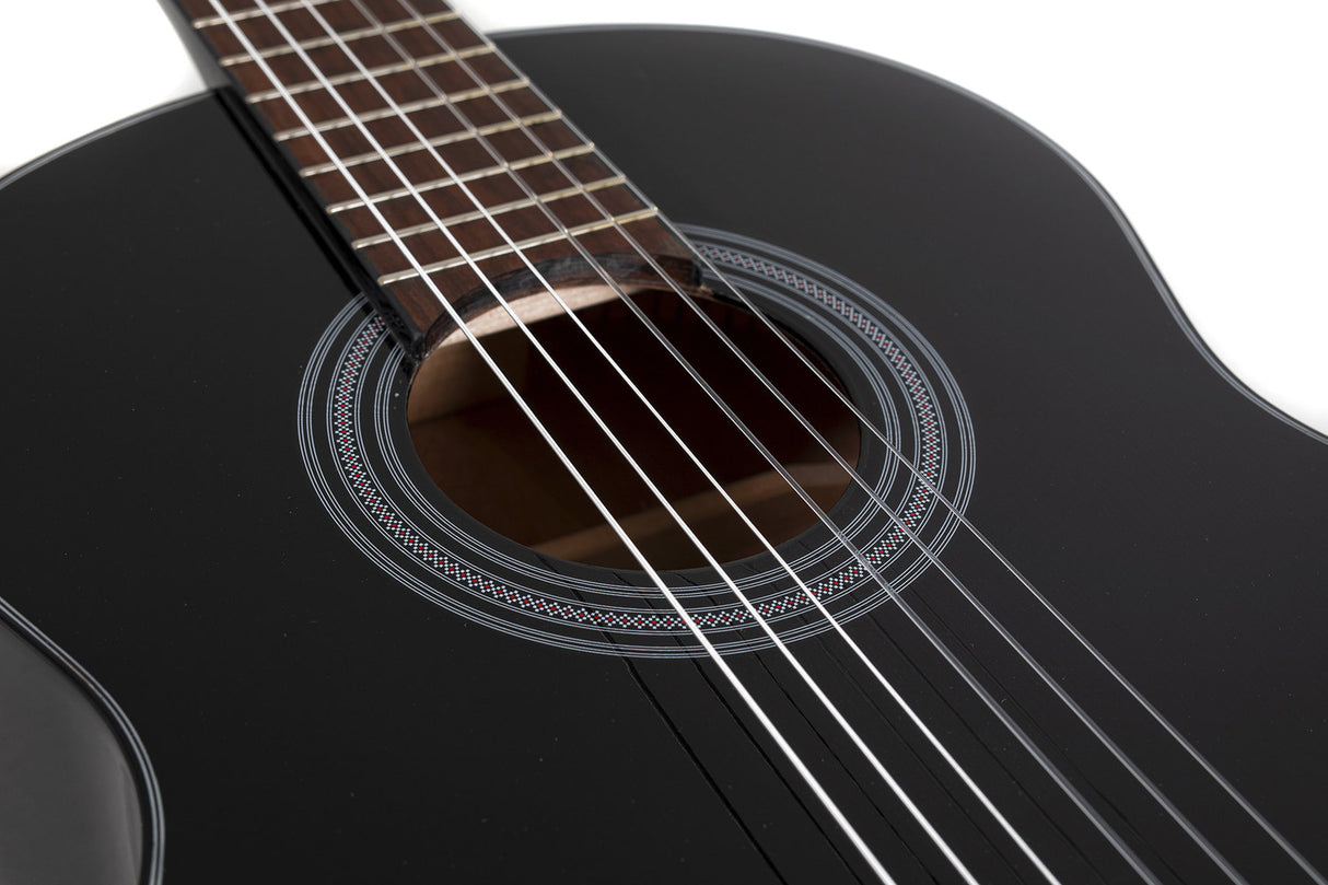 GEWA Klassische Gitarre Student schwarz - 3/4 Größe schwarz