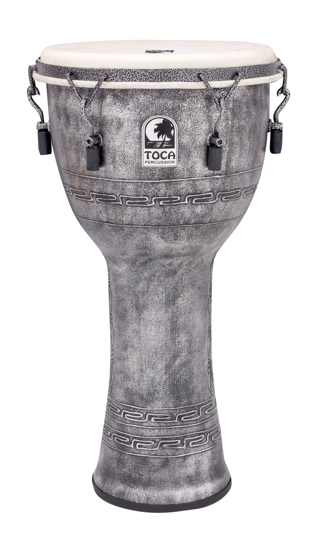 Toca Djembe Freestyle Mechanisch Gestimmt - Antik Silber (SFDMX-12AS)