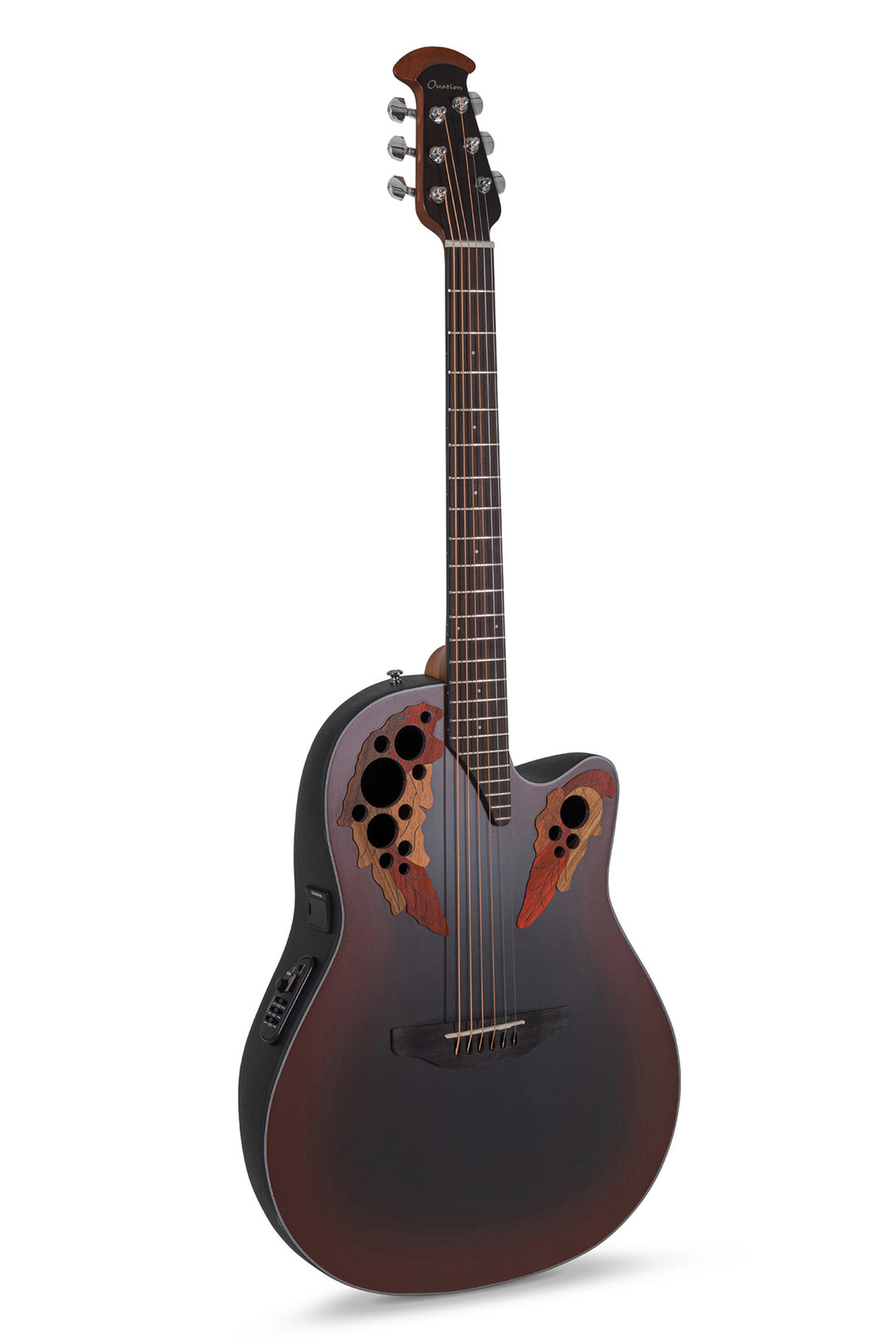 Ovation E-Akustik-Gitarren Celebrity Elite Mid Cutaway - Reverse Red Burst (CE44-RRB-G)