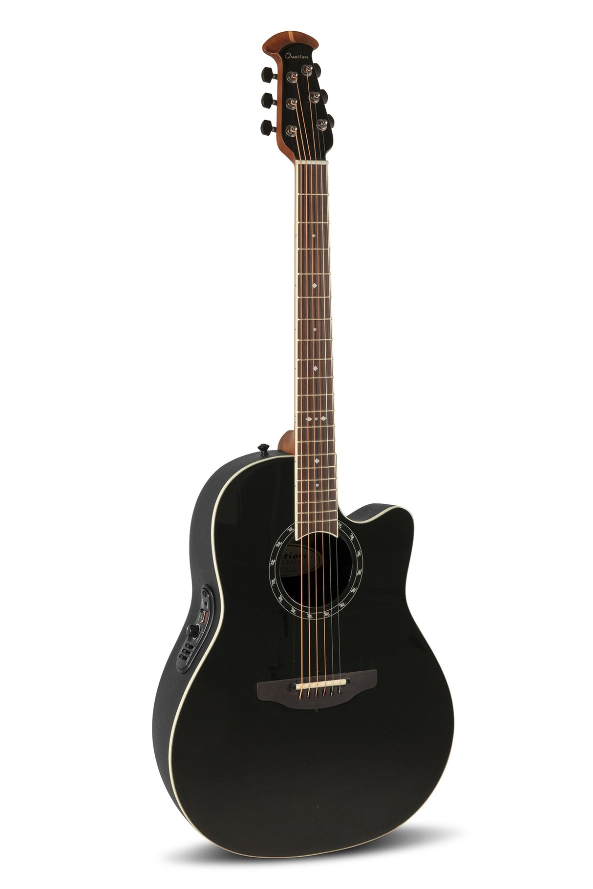 Ovation E-Akustikgitarren Standard Balladeer Deep Contour Cutaway - Black (2771AX-5-G)