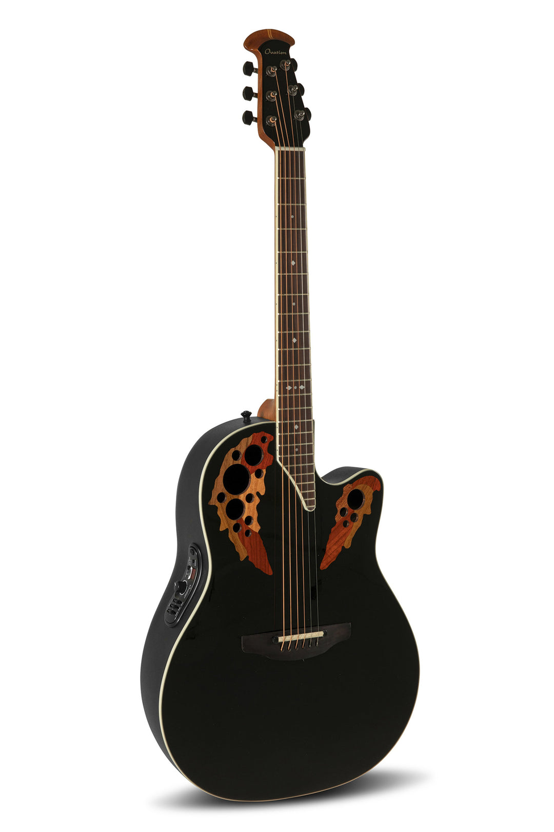 Ovation E-Akustik-Gitarren Standard Elite Deep Contour Cutaway - Black (2778AX-5-G)