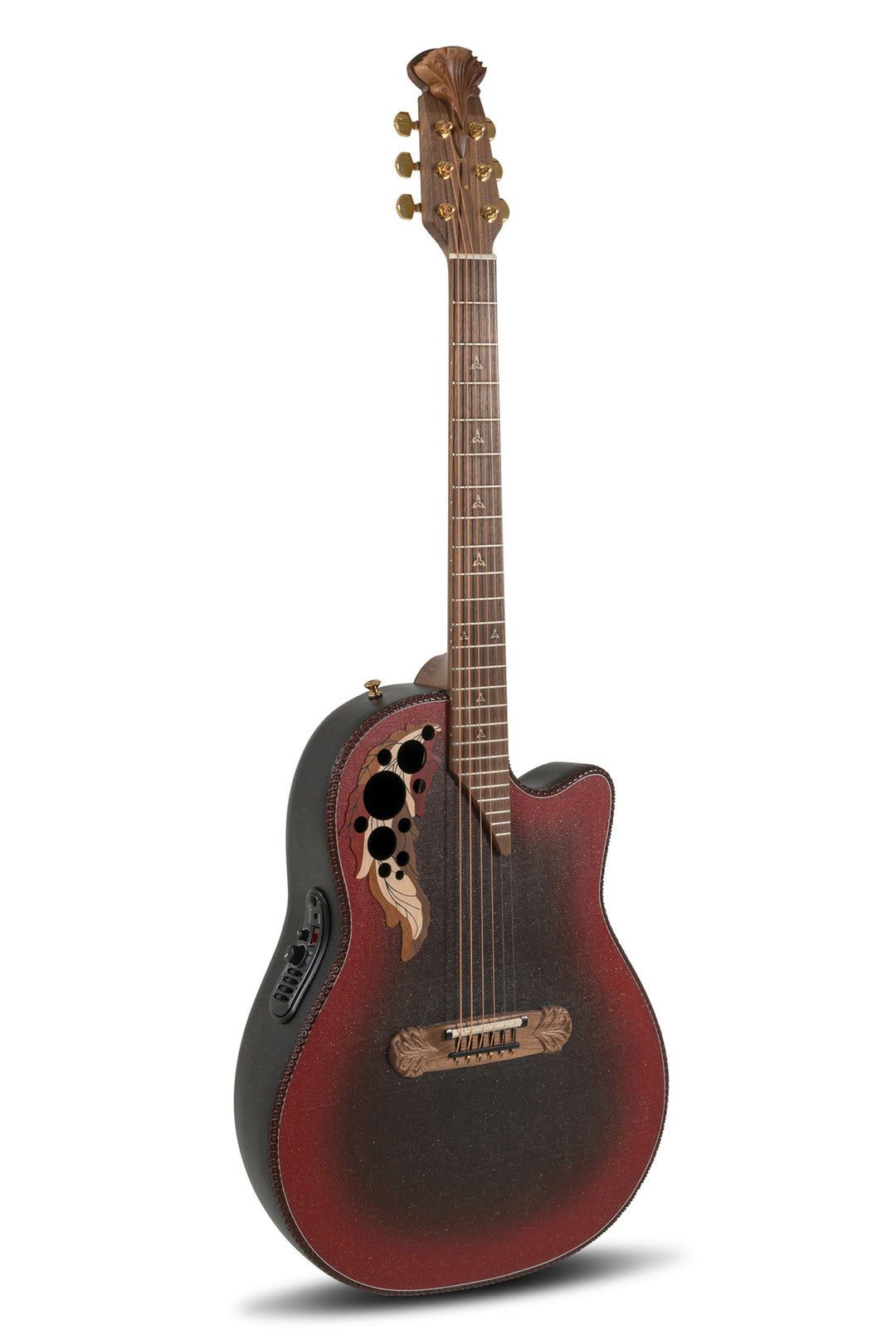 Adamas E-Akustik Gitarren 2087GT Deep Contour Cutaway - Reverse Red Burst (2087GT-2-G)