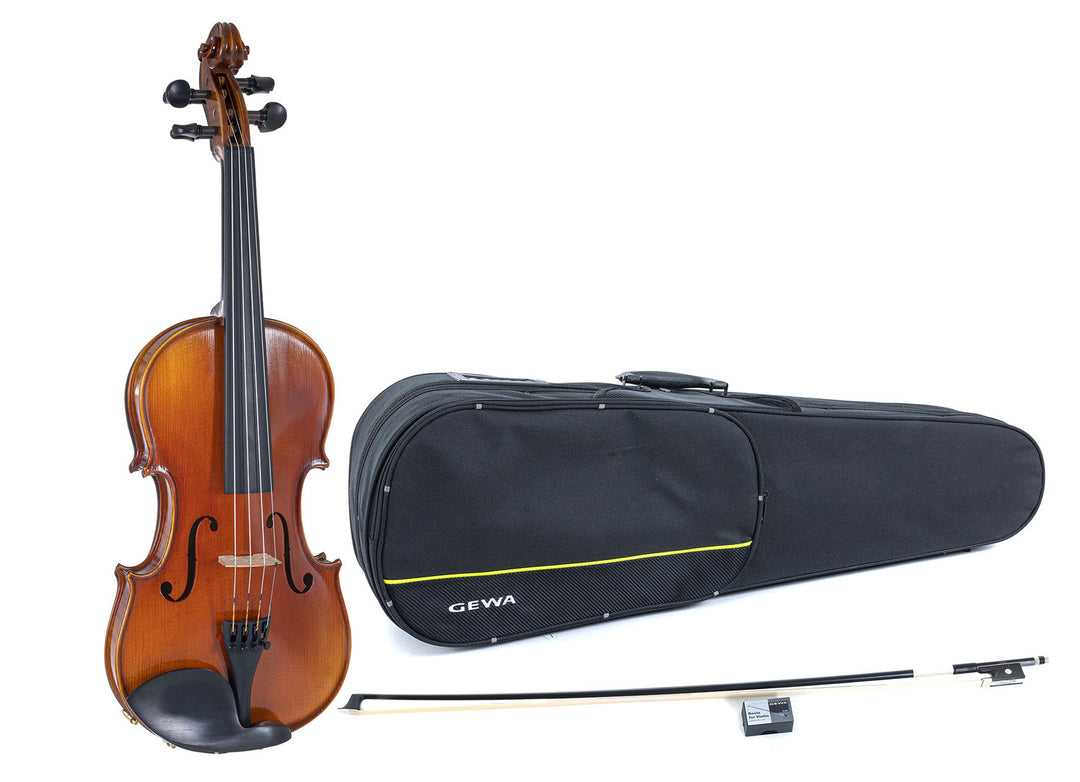 GEWA Geigen Maestro 1 - 3/4 (Spielbereit inkl. geformtem case, Carbonbogen und Larsen Aurora Saiten)