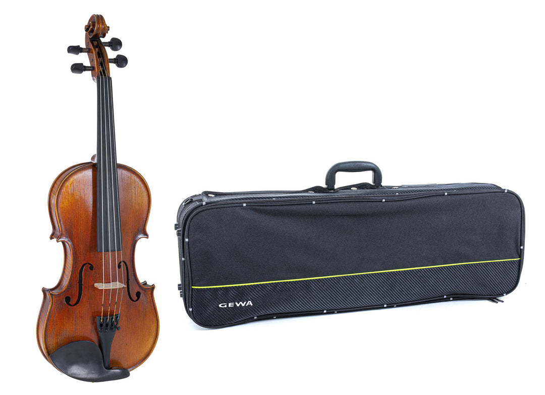 GEWA Geigen Maestro 2 - 3/4 (Spielbereit inkl. Geigen case, ohne Bogen, mit Larsen Aurora Saiten, transportsicher)