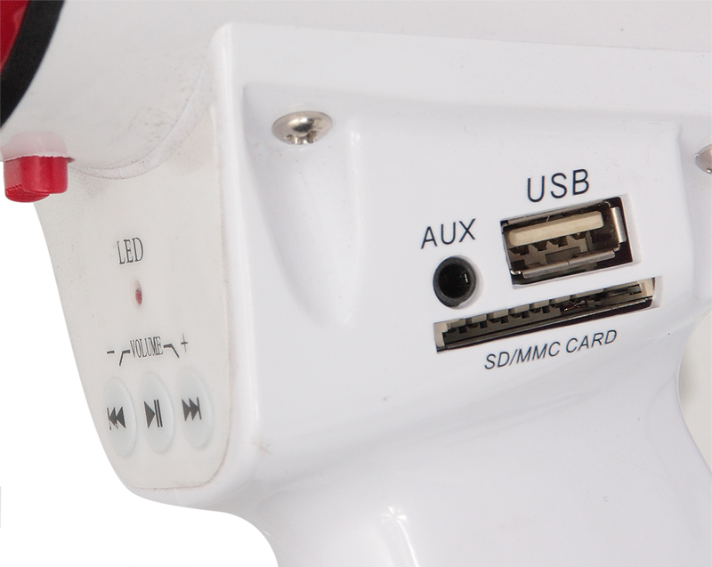 LTC Megafon mit USB-, SD- und AUX-Eingang