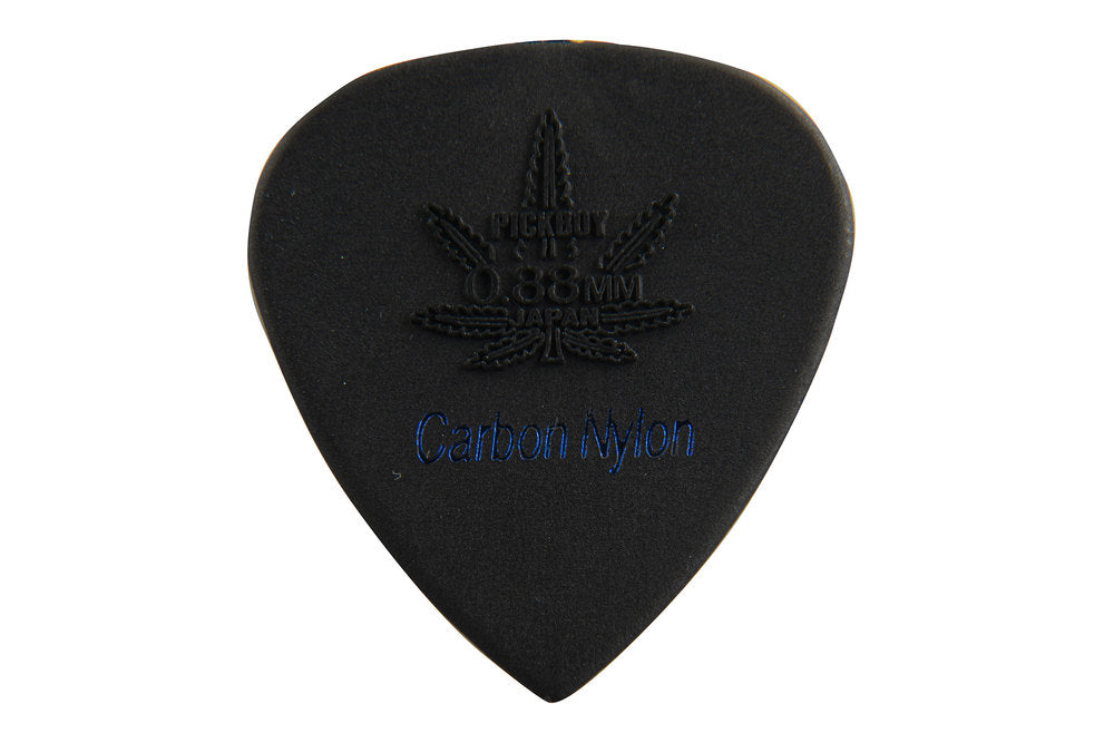 Pick Boy Carbon Nylon Plektren, Standard, 0,88 mm medium, 12 Stück