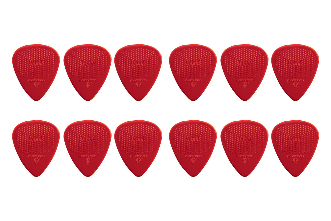 D-Grip Plektrum Janicek Nylonpicks - 0,73 rot