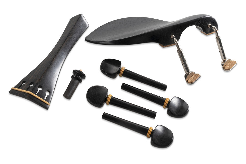 GEWA Garnitur aus Ebenholz für Violine, Guarneri-Kinnhalter