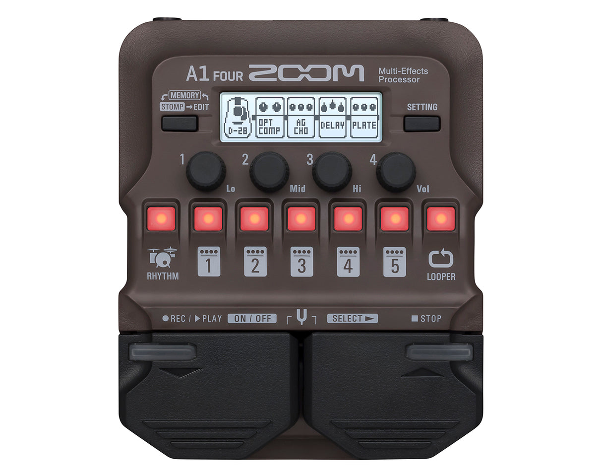 Zoom A1 Four Akustisches Effektpedal