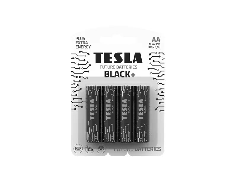 Tesla Black+ AA Batterien (4 Stück)