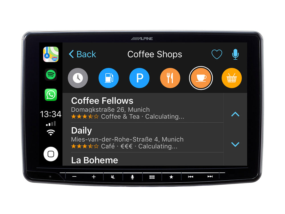 Apple Carplay, Android Auto in Fiat 500 Beige Interieur (2007-2015)