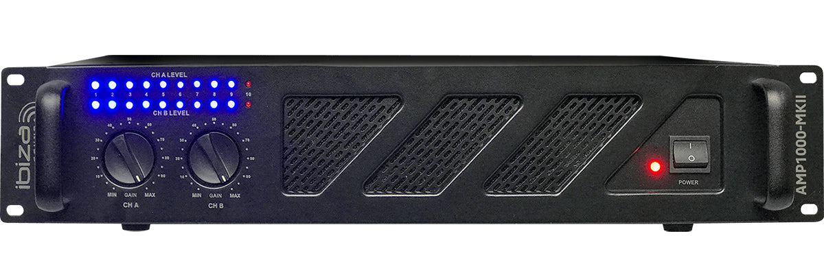 Ibiza AMP1000-MKII Leistungsverstärker (2x800W)