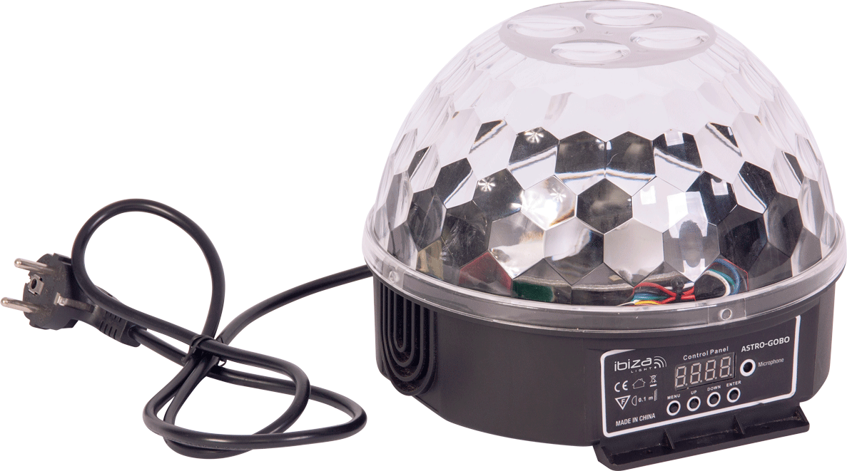 Ibiza Astro Gobo Effekt m. DMX