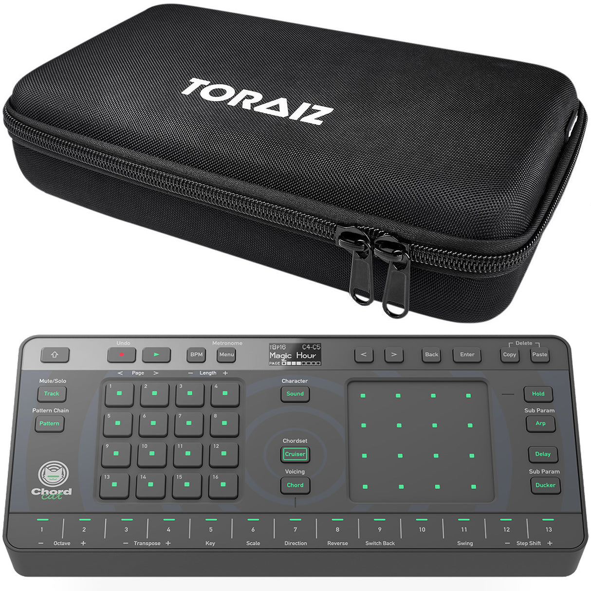 AlphaTheta Toraiz ChordCat Groovebox Taschen-Bundle